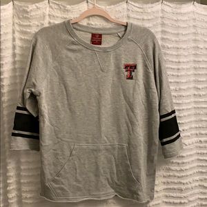 Texas Tech 3/4 sleeve